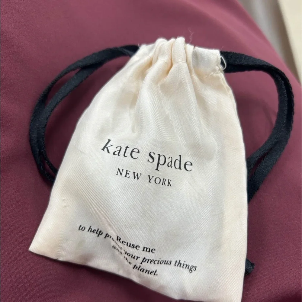 Kate Spade Blue and Silver ring